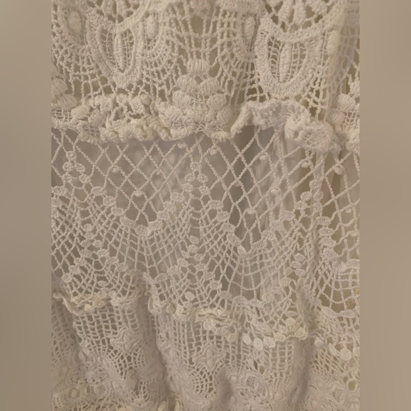 White lace summer dress - Picture 3 of 5